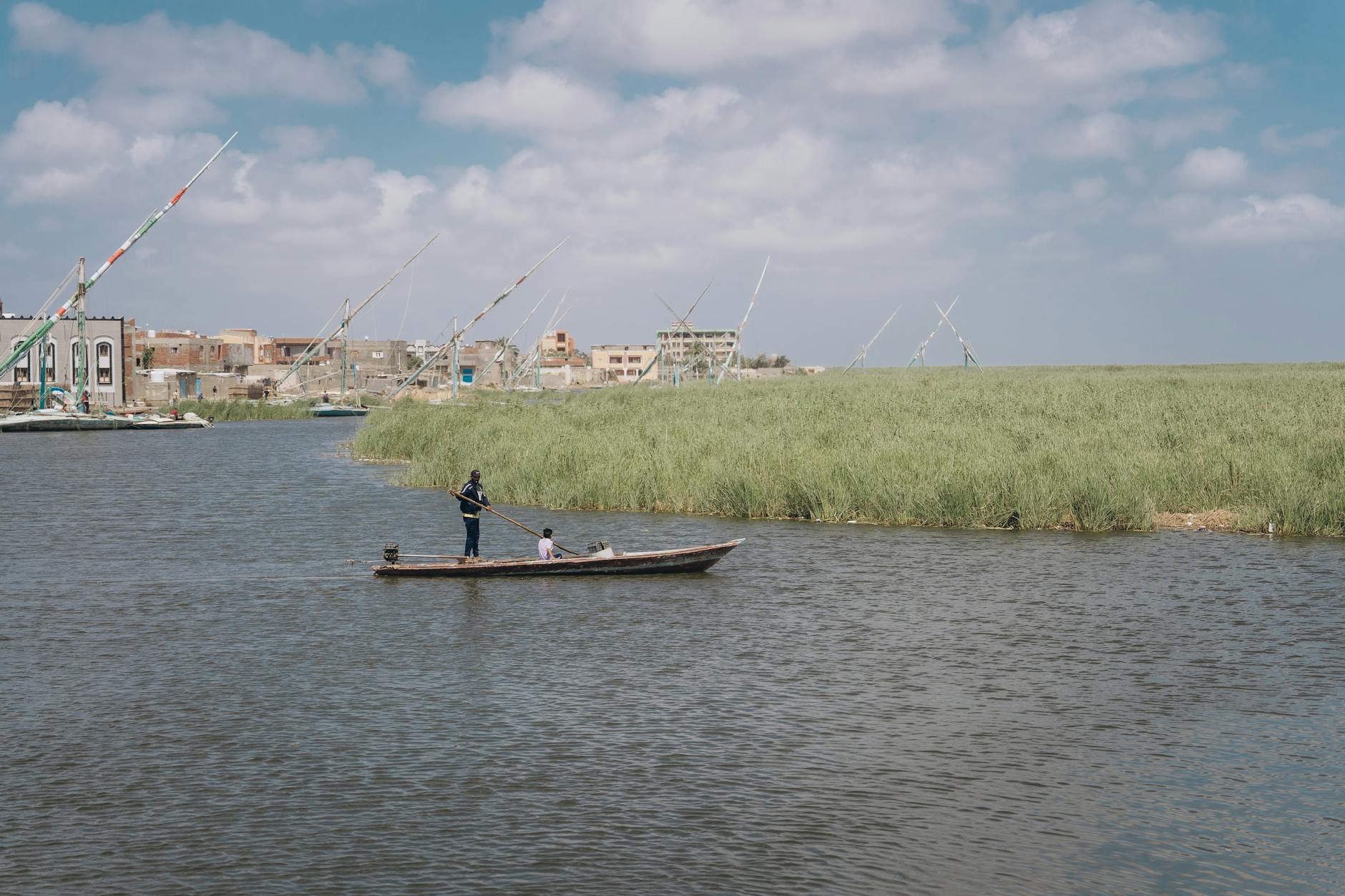 boat on the nile